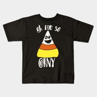 Oh me so corny funny halloween Kids T-Shirt
